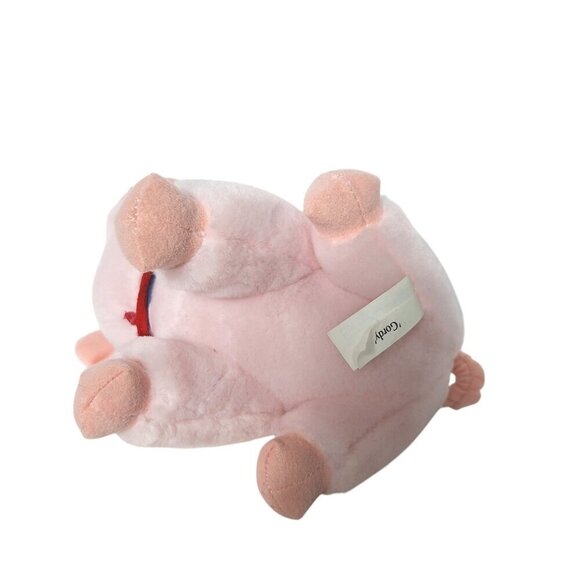 Vintage 1994 Gordy Pink Pig Plush Farm Animal Stuffed Animal 5.5" - Picture 5 of 7